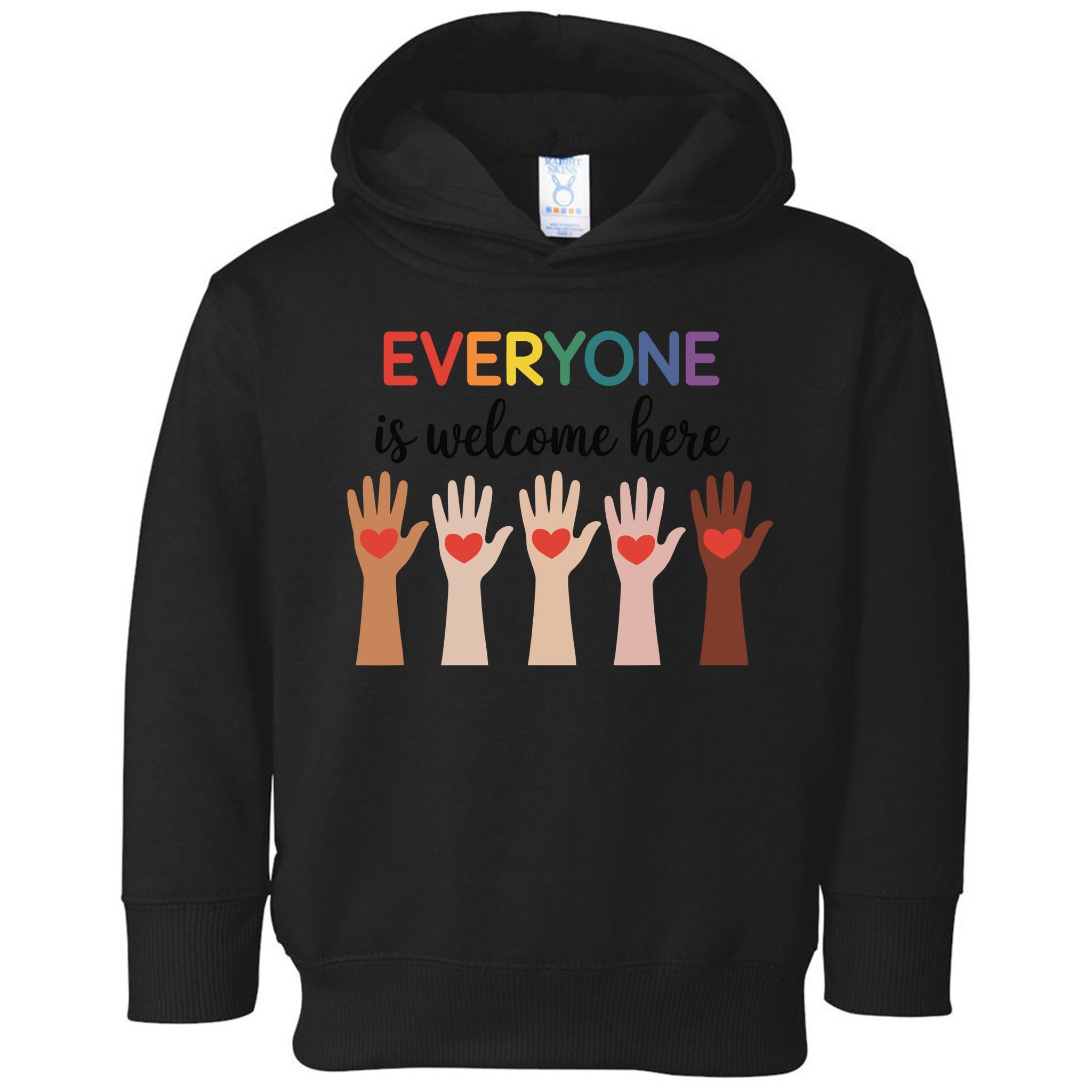 Everyone Is Welcome Here Idaho Teacher Toddler Hoodie