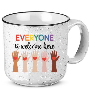 Everyone Is Welcome Here Idaho Teacher 15oz Campfire Ceramic Mug