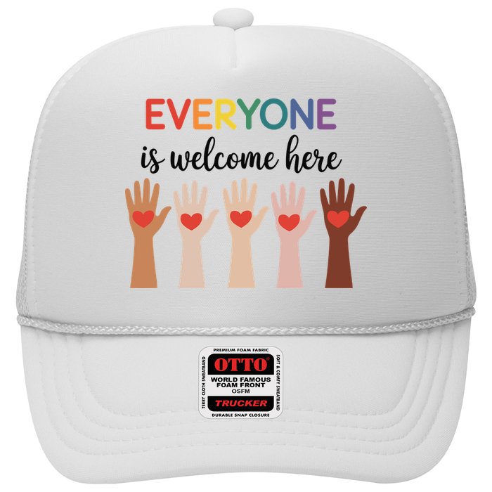Everyone Is Welcome Here Idaho Teacher Trucker Hat