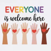 Everyone Is Welcome Here Idaho Teacher Toddler T-Shirt
