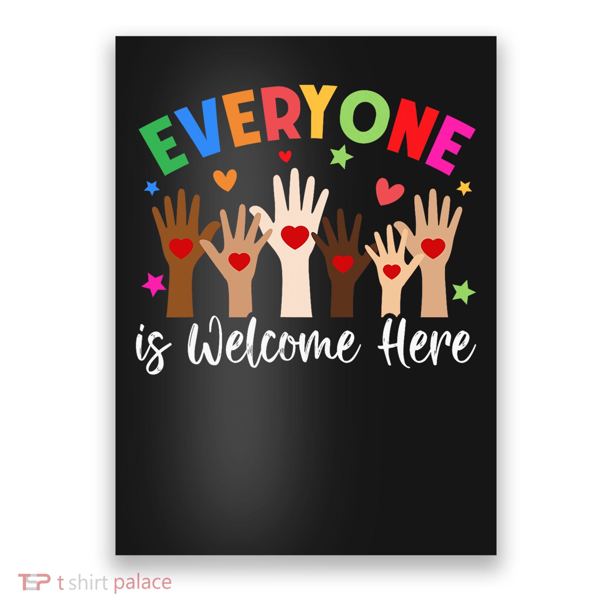 Everyone Is Welcome Here Idaho Teacher Poster