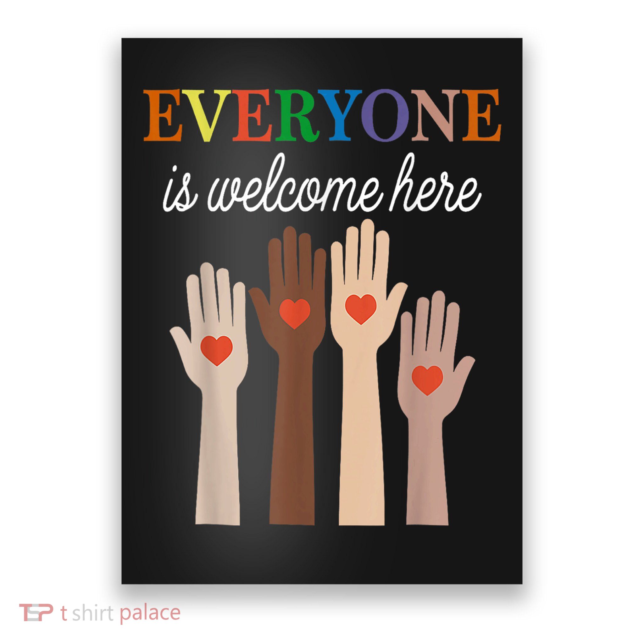 Everyone Is Welcome Here Idaho Poster