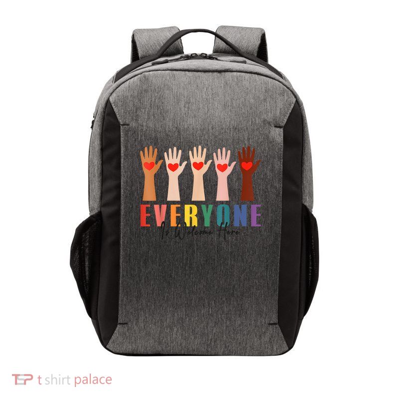 Everyone Is Welcome Here Idaho Teacher Vector Backpack