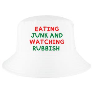 Eating Junk And Watching Rubbish Funny Christmas Cool Comfort Performance Bucket Hat