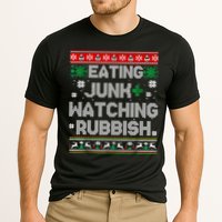 Eating Junk And Watching Rubbish Ugly Christmas Sweaters Cooling Performance Crew T-Shirt