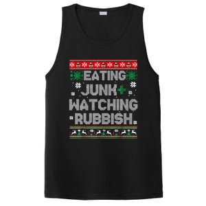 Eating Junk And Watching Rubbish Ugly Christmas Sweaters PosiCharge Competitor Tank