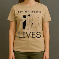Easter Jesus Crucified Christ Empty Tomb Redeemer Is Alive T-Shirt