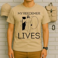 Easter Jesus Crucified Christ Empty Tomb Redeemer Is Alive T-Shirt