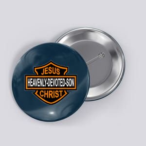 Enjoy Jesus Christ Heavenly Devoted Son Parody Religious Tee Button