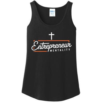 Entrepreneur Jesus Christ Religion Christian Business Premium Ladies Essential Tank