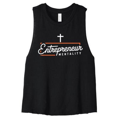 Entrepreneur Jesus Christ Religion Christian Business Premium Women's Racerback Cropped Tank