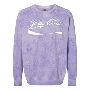 Enjoy Jesus Christ Thou Shalt Never Thirst Colorblast Crewneck Sweatshirt