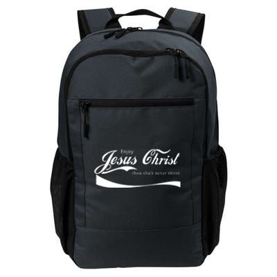 Enjoy Jesus Christ Thou Shalt Never Thirst Daily Commute Backpack