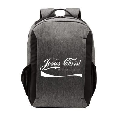 Enjoy Jesus Christ Thou Shalt Never Thirst Vector Backpack