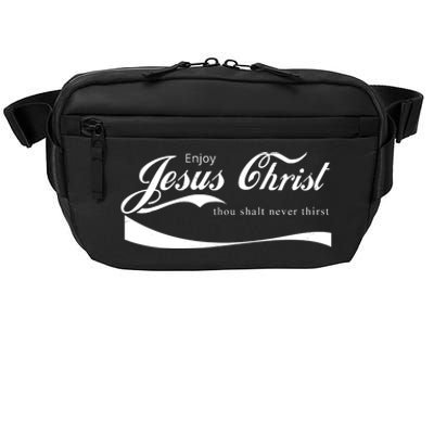 Enjoy Jesus Christ Thou Shalt Never Thirst Crossbody Pack