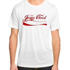 Enjoy Jesus Christ Thou Shalt Never Thirst Adult ChromaSoft Performance T-Shirt