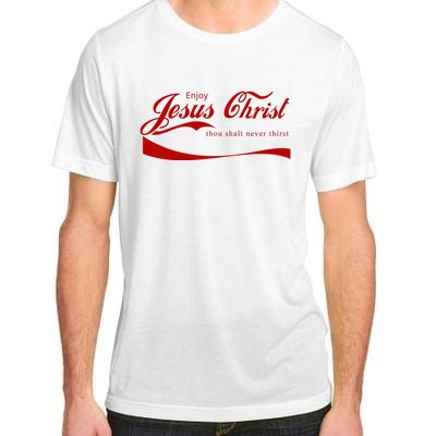 Enjoy Jesus Christ Thou Shalt Never Thirst Adult ChromaSoft Performance T-Shirt