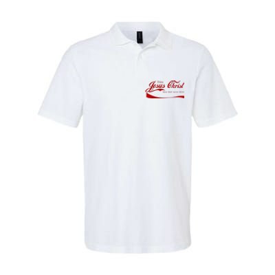 Enjoy Jesus Christ Thou Shalt Never Thirst Softstyle Adult Sport Polo