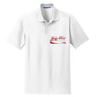 Enjoy Jesus Christ Thou Shalt Never Thirst Dry Zone Grid Polo