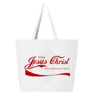 Enjoy Jesus Christ Thou Shalt Never Thirst 25L Jumbo Tote