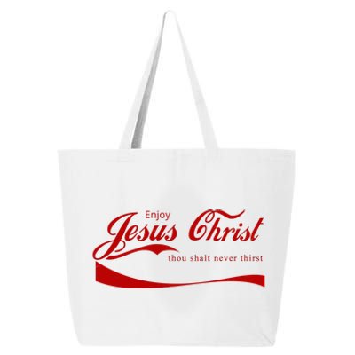 Enjoy Jesus Christ Thou Shalt Never Thirst 25L Jumbo Tote