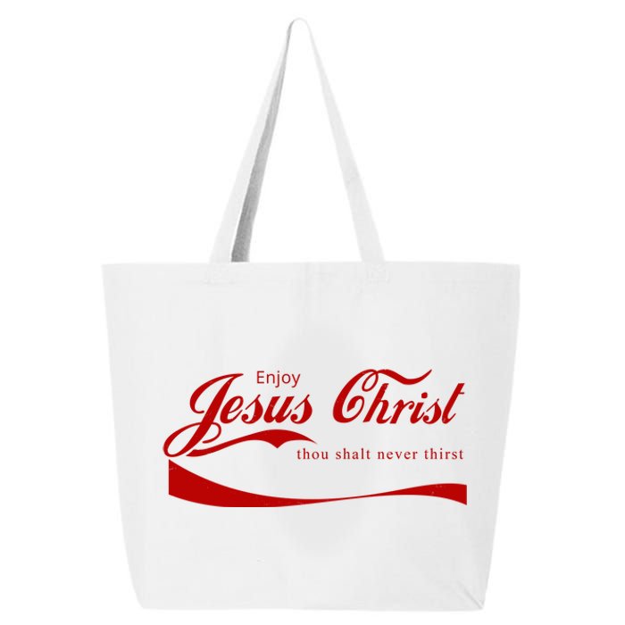 Enjoy Jesus Christ Thou Shalt Never Thirst 25L Jumbo Tote