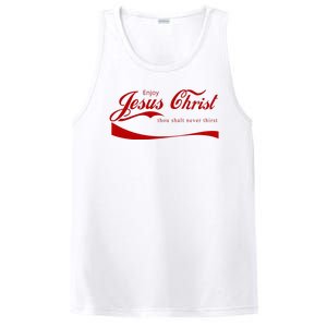 Enjoy Jesus Christ Thou Shalt Never Thirst PosiCharge Competitor Tank