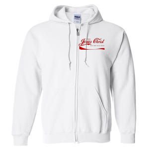 Enjoy Jesus Christ Thou Shalt Never Thirst Full Zip Hoodie