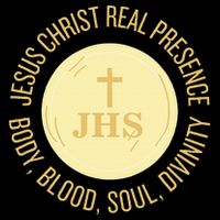 Eucharist Jesus Christ Presence Body Blood Soul Divinity Womens T-Shirt