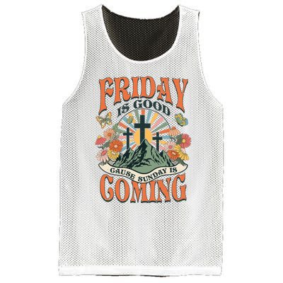 Easter Jesus Christian Friday Is Good Cause Sunday Is Coming Mesh Reversible Basketball Jersey Tank