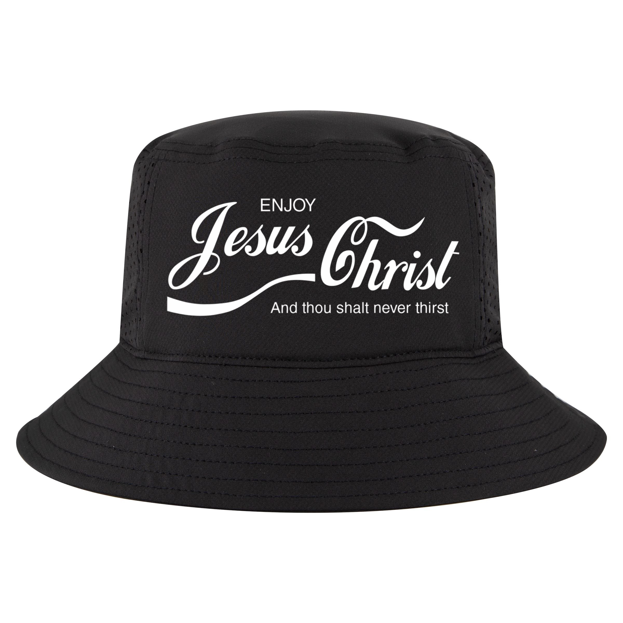 Enjoy Jesus Christ Cool Comfort Performance Bucket Hat