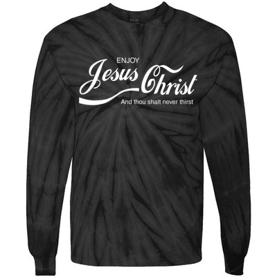 Enjoy Jesus Christ Tie-Dye Long Sleeve Shirt