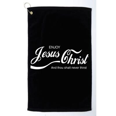 Enjoy Jesus Christ Golf Towel