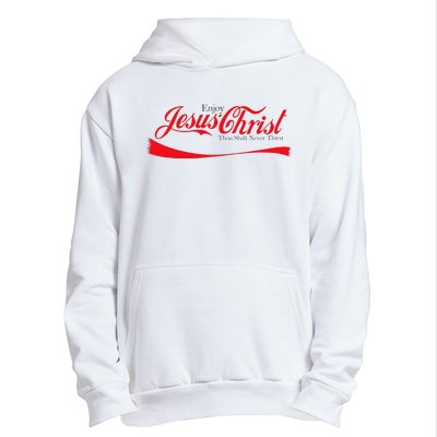 Enjoy Jesus Christ Thou Shalt Never Thirst Funny Religious Urban Pullover Hoodie