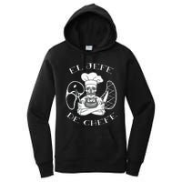 El Jefe De Chefe Funny Mexican Dad Boss Latino Women's Pullover Hoodie