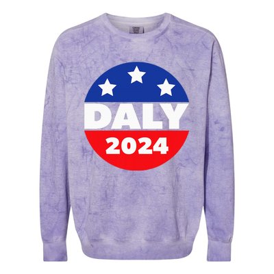 Elect John Daly For President In 2024. Daly For President Colorblast Crewneck Sweatshirt