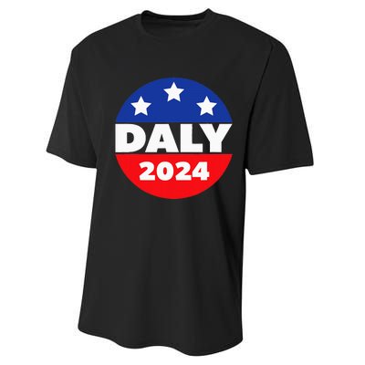 Elect John Daly For President In 2024. Daly For President Performance Sprint T-Shirt