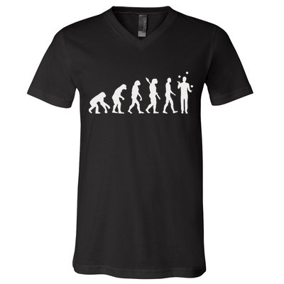 Evolution Juggling V-Neck T-Shirt