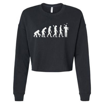 Evolution Juggling Cropped Pullover Crew