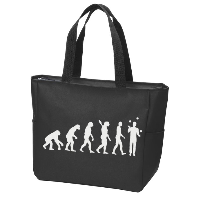 Evolution Juggling Zip Tote Bag