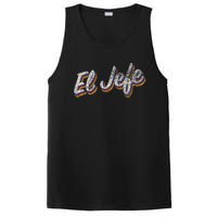 El Jefe Funny Mexican The Boss Spanish PosiCharge Competitor Tank