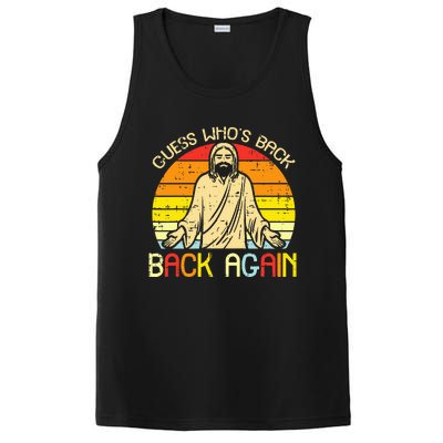 Easter Jesus Guess Whos Back Religious Christian PosiCharge Competitor Tank