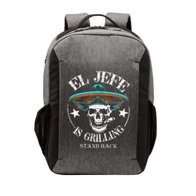 El Jefe Grilling Stand Back Funny Mexican Dad Playera Vector Backpack