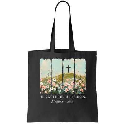 Easter Jesus He Is Not Here He Has Risen Wildflower Spring Bag