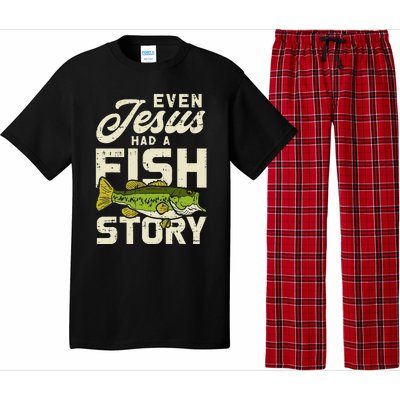 Even Jesus Had A Fish Story Cute Love Fishing Pajama Set