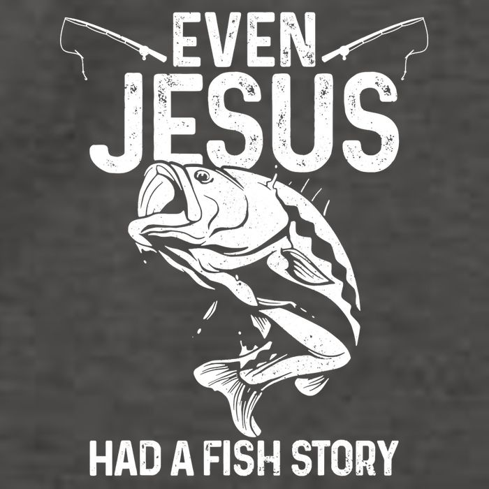Even Jesus Had A Fish Story Funny Fishing Fisherman Vector Backpack