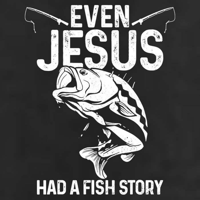 Even Jesus Had A Fish Story Funny Fishing Fisherman Hat