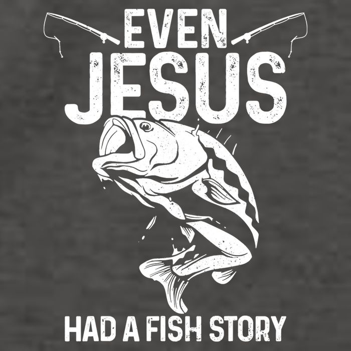 Even Jesus Had A Fish Story Funny Fishing Fisherman Vector Backpack
