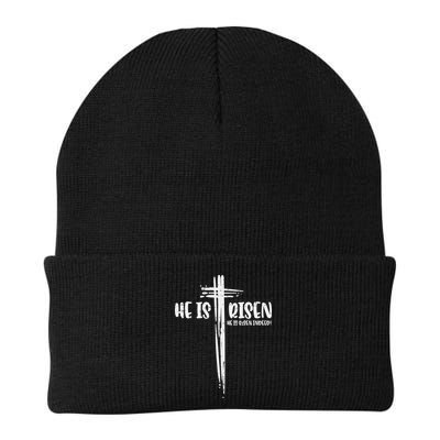 Easter Jesus He Is Risen Indeed Religious Christian Women Beanie