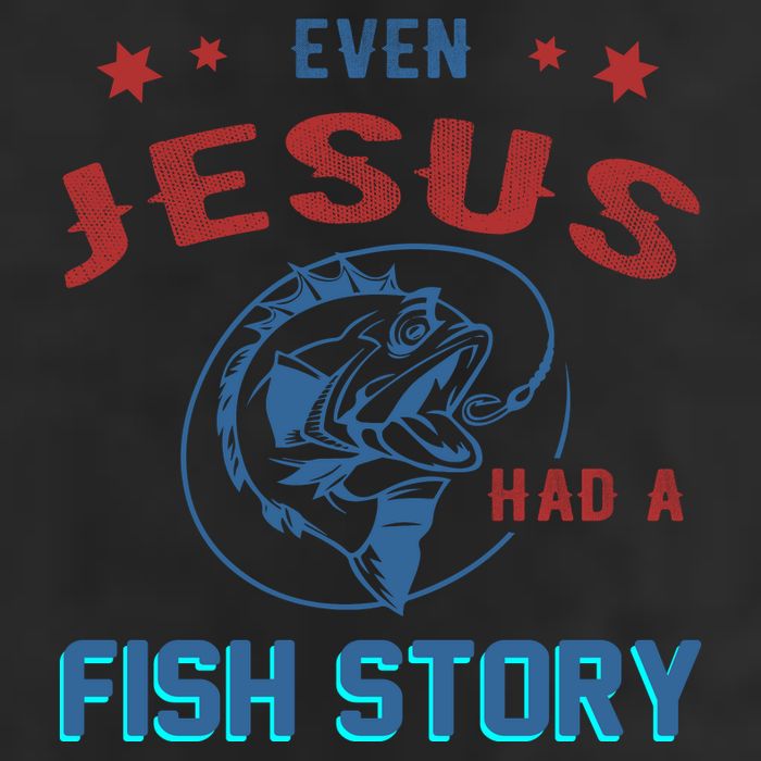 Even Jesus Had A Fish Story Funny Fishing 11oz C Handle Ceramic Mug